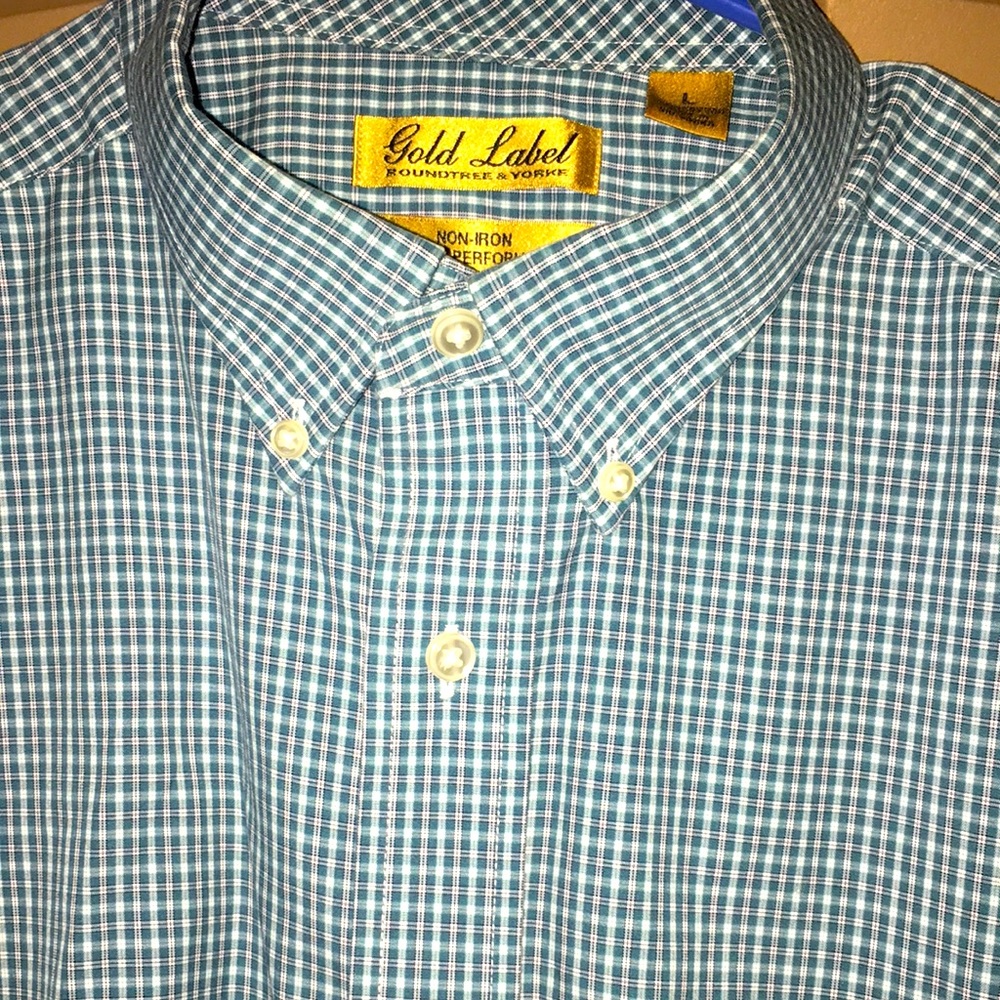GOLD LABEL LARGE   NON IRON PERFECT PERFORMANCE. LIKE NEW!!